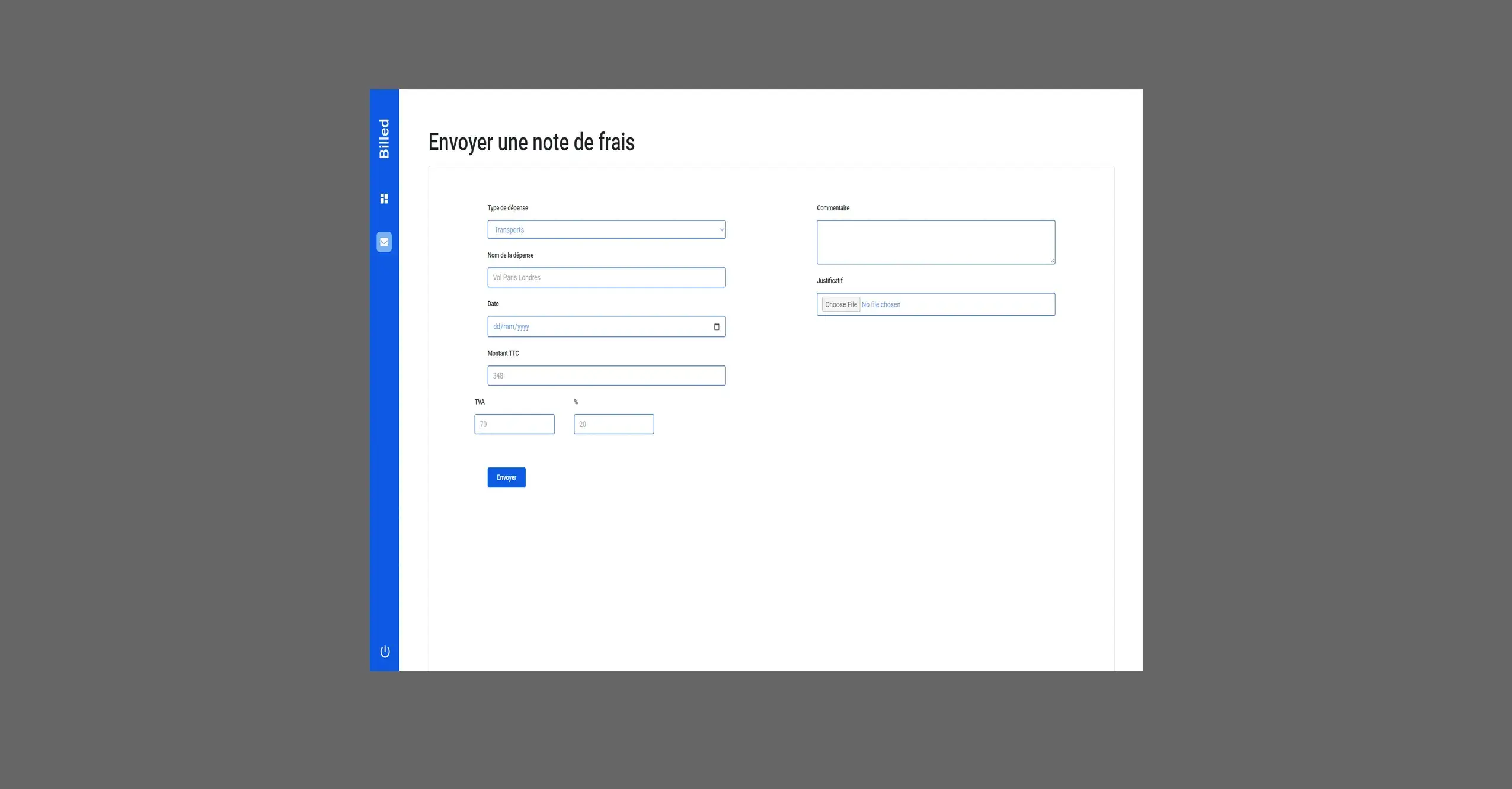 Interface pour les employés  - diapositive 2 de 5
