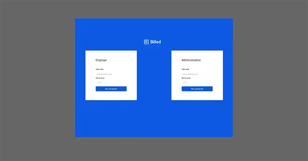 Page de connexion