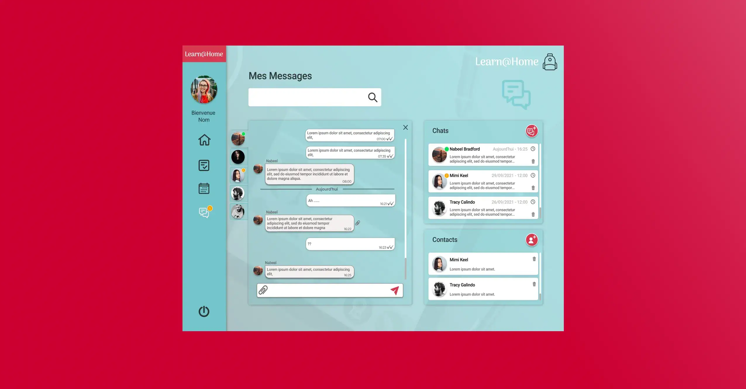 Messages  - diapositive 5 de 7