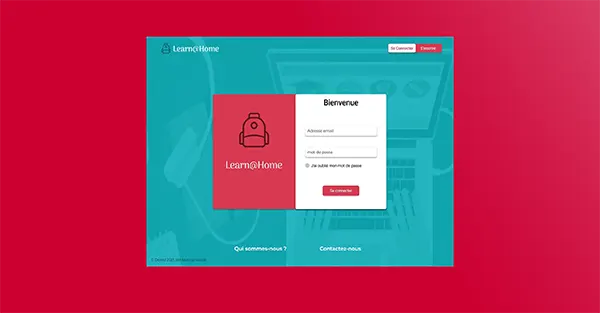 Page de connexion