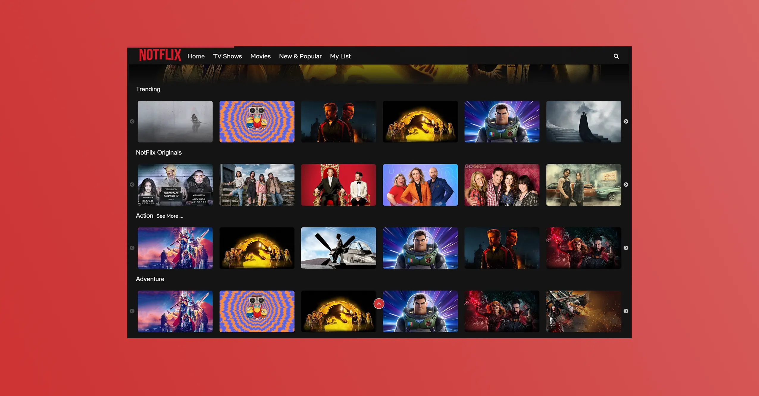 Liste des films et séries télévisées - diapositive 2 de 8